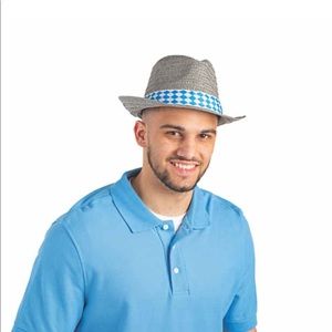 Oktoberfest Woven Hat Gray Halloween